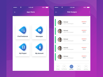 Material App Design Concept app interface ios mobile new shot ui ux