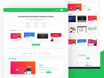 Themehunt Redesign Concept agency branding company creative design industrial landing page minimal ui ux website