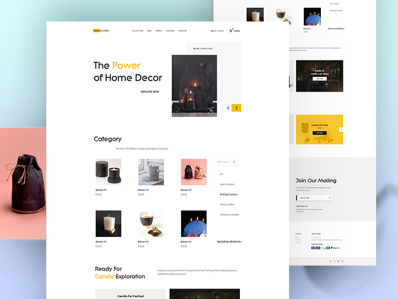 Web UI Exploration webdesign ux ui template sunglass product oakley new minimal landingpage e-commerce