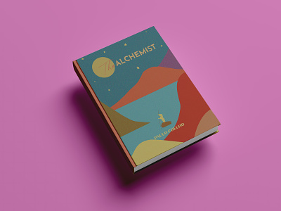The Alchemist Paulo Coelho Book Cover design book cover graphic design illustration illustrator