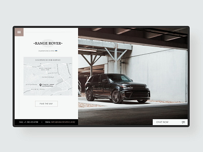 rangeroverweb design prototype web