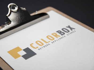 Colorbox design logo typography