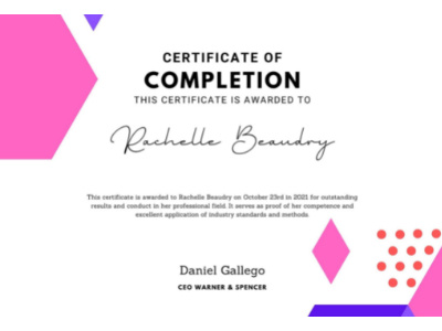 CERTIFICATE DESIGN certificate certificate design