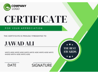 CERTIFICATE DESIGN certificate certificate design