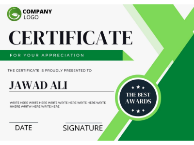 CERTIFICATE DESIGN