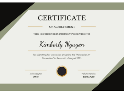 CERTIFICATE DESIGN