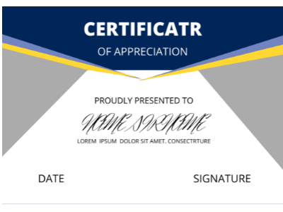 CERTIFICATE DESIGN