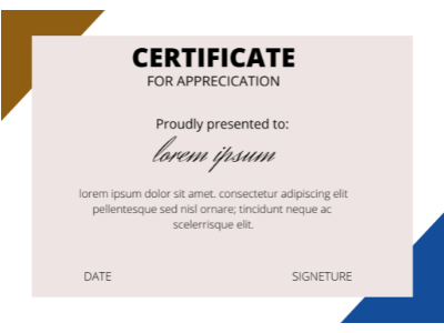 CERTIFICATE DESIGN