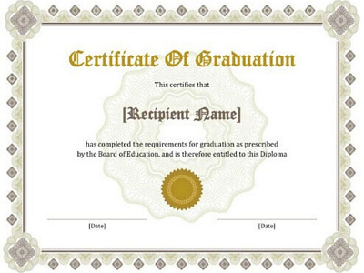 certificate design certificate design graphic design