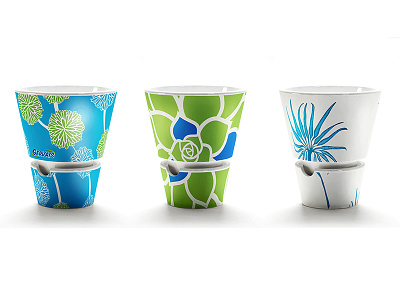 Gervais – Flowerpot BTL campaign blue btl campaign design flower flowerpot gervais grass green