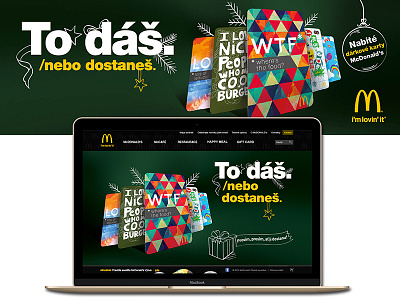 McDonald's – Christmas campaign btl campaign cards christmas creative design gift green web