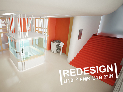 School – redesign of interior clear corridor design interior public redesign school simple space