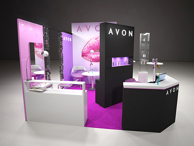 Avon – expo stand advertising avon concept cosmetic design exhibition expo interior promotion public stand