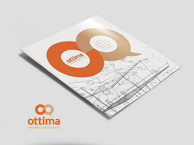 Ottima – brochure brochure circle design draw inspiration layout orange print square
