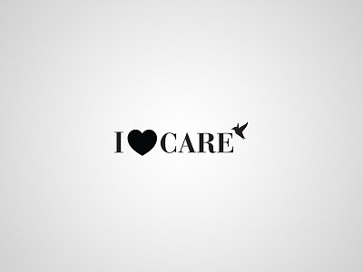 I love care – logotype brand branding care clean design logo logotype love luxury typo typography