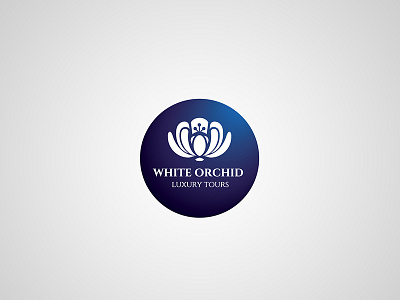 White orchid – logotype
