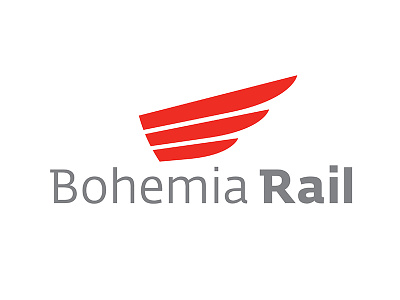 Bohemia Rail bohemia branding clear design logotype rail simple train typo