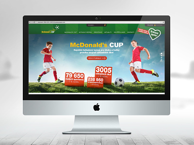 McDonald's CUP - website cup design graphic mcdonalds website