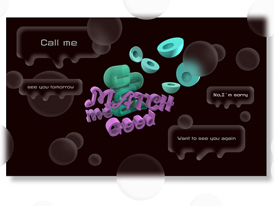 Match me good 2 3d branding design graphic design ui vector