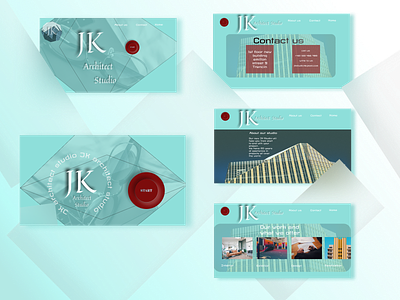 JK architect studio branding design graphic design ui ux