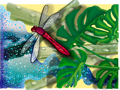 dragonfly design graphic design illustration ui vector