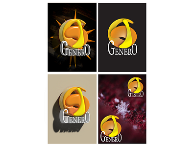 Genero logo design 3d branding design graphic design illustration logo vector