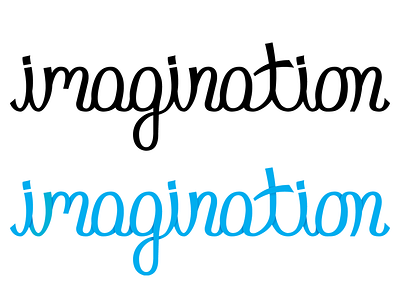 Imagination - WIP flow imagination let lettering type typography wip
