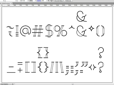 Craelyn Punctuation - DONE! craelyn font free lettering punctuation type typography wip