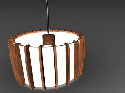 Cylinder Lamp 3d inventor lamp light modeling