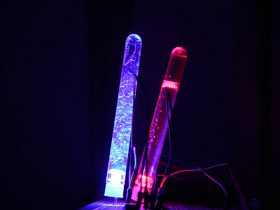 Mad Lab bubbles experiment gel led lights real tangible test tube