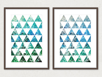 Triangulation graphics poster triangle triangles