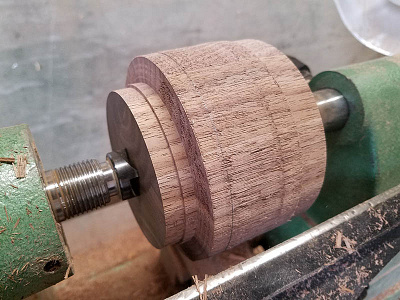 Turn! Turn! Turn! custom industrial design lathe mr edison secret project turning walnut woodworking