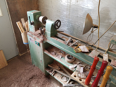 Mr. Edison Lathe Progress custom industrial design lathe mr edison secret project turning walnut woodworking