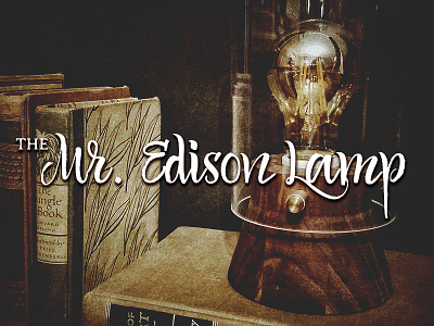 The MR. EDISON LAMP custom industrial design lamp lathe led mr edison secret project turning walnut woodworking