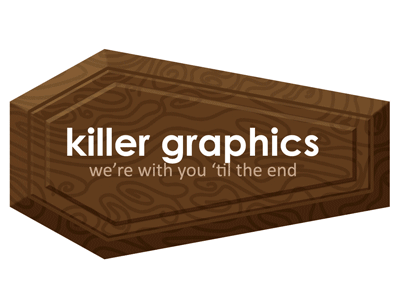 Killer Graphics - Business Card - Animated design graphic killer morbid