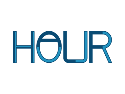 Half of an Hour clock half hour play time type typography word