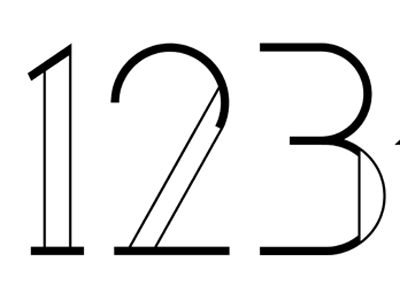 Craelyn - Numbers craelyn font numbers type typography