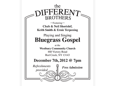 Different Brothers blue bluegrass brothers different grass music