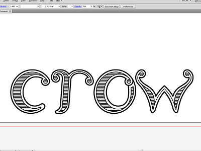 crow - WIP 2 bird black crow letter type