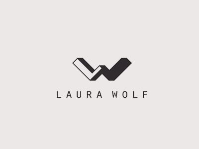 Laura Wolf branding combined design graphic logo lw monogram photographer wolf