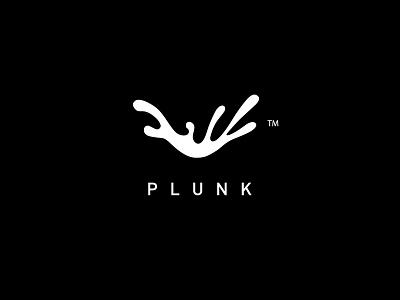 Plunk brand branding drip drop liquid logo milk plop plunk splash spoosh