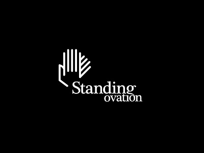Standing Ovation branding clap clapping design hand logo marketing ovation standing yay