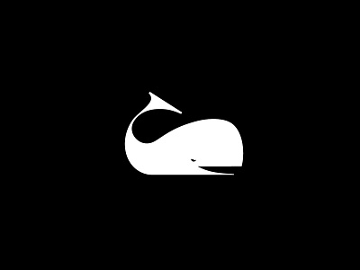 Whale Type animal aquatic brand branding fin logo tail type whale