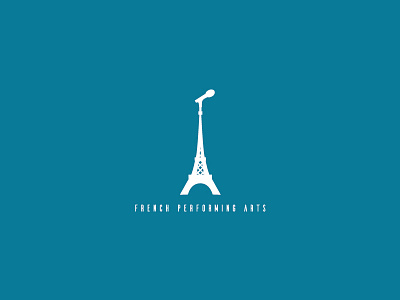 French Performing Arts arts dance eiffel french icon logo microphone music tower