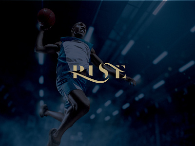 Rise Logo brand branding design icon logo sport typography vector