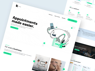 Kutia Booking Platform appdesign design ui ux webdesign