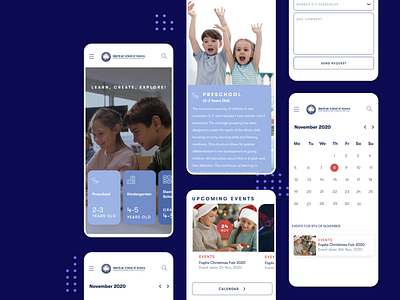 American School of Kosova app design graphic design ui ux webdesign