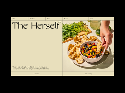 The Herself 🥖 brand branding catering cuisine ecommerce food food and drink food app landing order order food restaurant restaurant app shop shopify shopping app store web