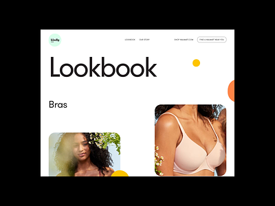 Kindly - Complete site color design ecommerce fashion lingerie shop shopify store typography ui underwear walmart web webdesign