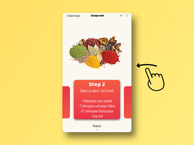 DailyUI Challenge #40 - Recipe 040 dailyui dailyui040